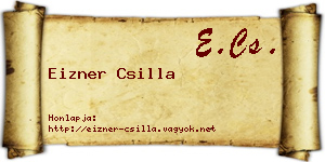 Eizner Csilla névjegykártya
